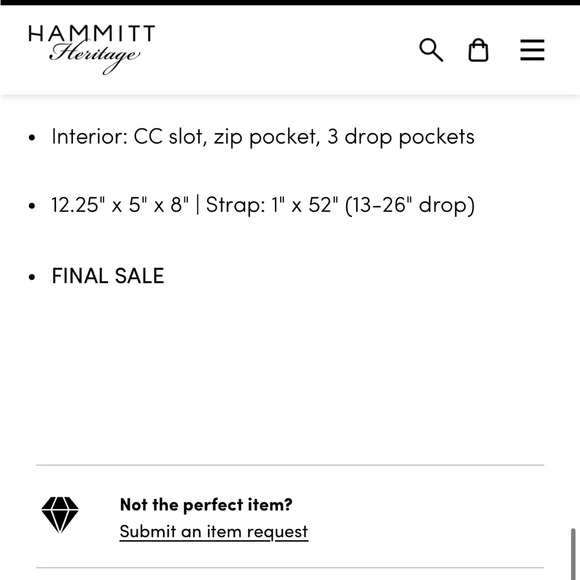 HAMMITT~Elegant Tan Leather Shoulder Bag&Leather I'd wallet Holder🌻🌻 - Picture 10 of 10